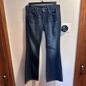 Ag Adriano Goldschmied Organic Cotton Dark Blue Bootcut Jeans 27R